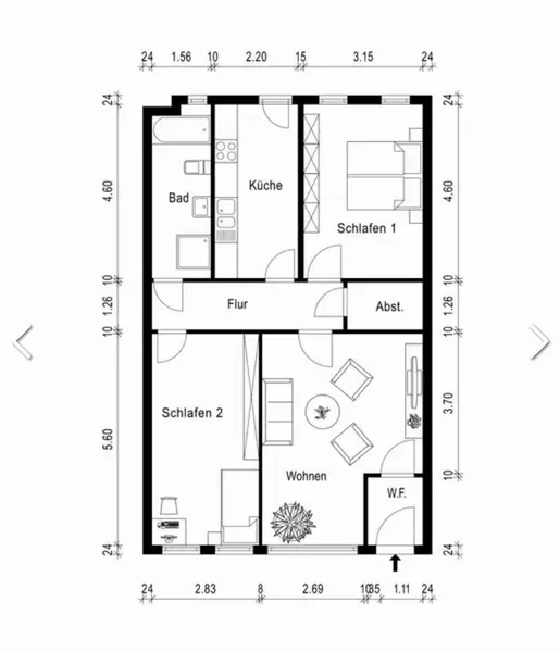 Einzigartige 3-Zimmer-Altbauwohnung mit 3,60 m Decken, Terrasse & Gartenzugang — photo 1